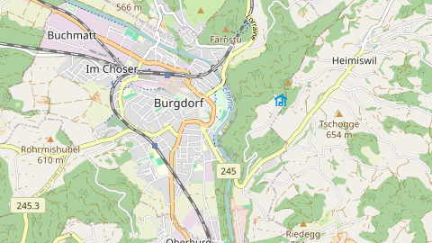 Carte de localisation de l'évènement