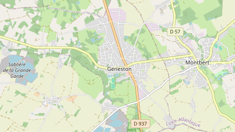 Carte de localisation de l'évènement