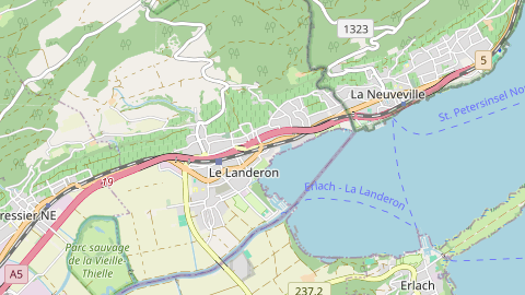 Carte de localisation de l'évènement