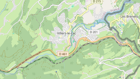 Carte de localisation de l'évènement