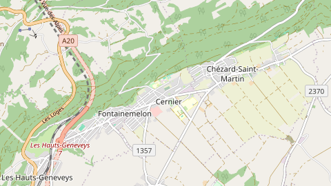 Carte de localisation de l'évènement