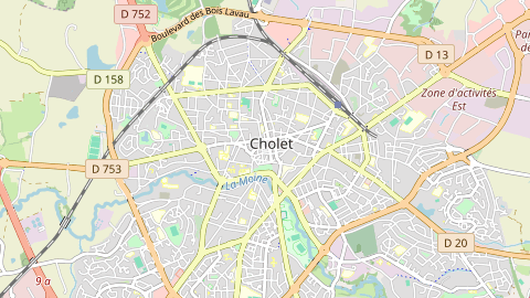 Carte de localisation de l'évènement