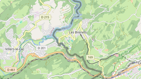 Carte de localisation de l'évènement
