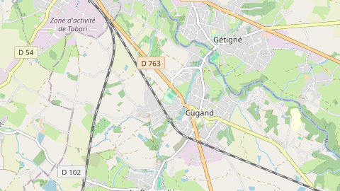 Carte de localisation de l'évènement