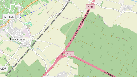 Carte de localisation de l'évènement