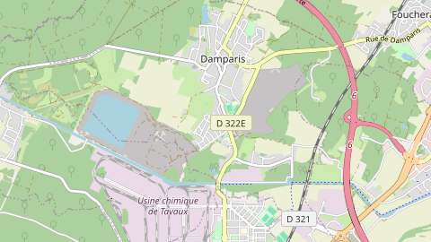 Carte de localisation de l'évènement