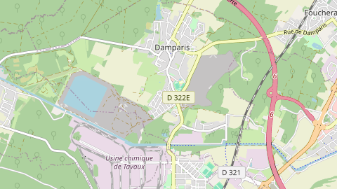 Carte de localisation de l'évènement
