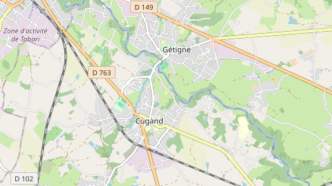 Carte de localisation de l'évènement