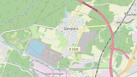Carte de localisation de l'évènement