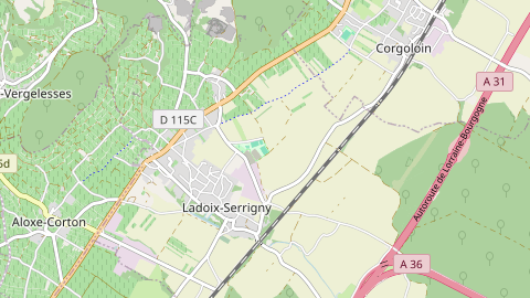 Carte de localisation de l'évènement