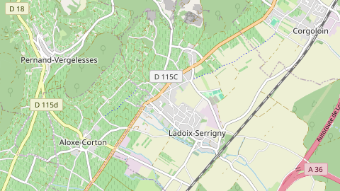Carte de localisation de l'évènement