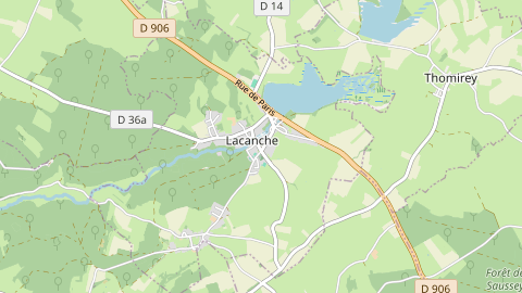 Carte de localisation de l'évènement