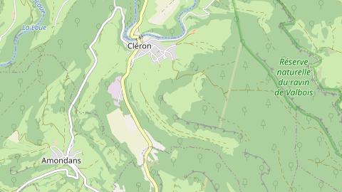 Carte de localisation de l'évènement