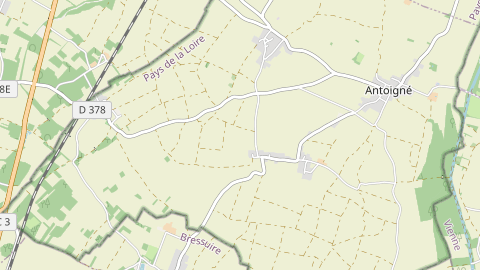 Carte de localisation de l'évènement