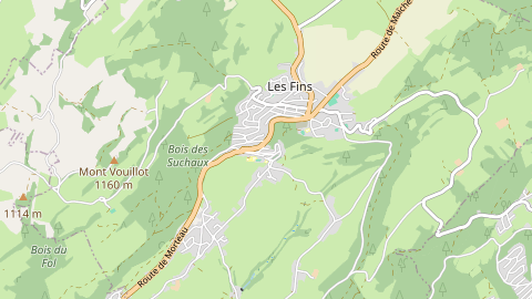 Carte de localisation de l'évènement