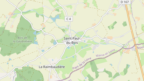 Carte de localisation de l'évènement