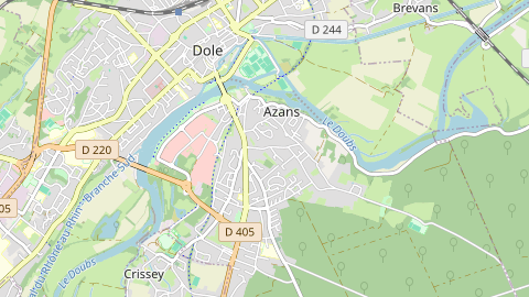Carte de localisation de l'évènement