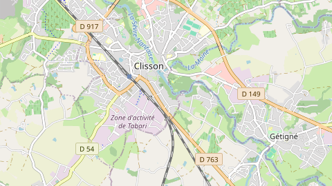 Carte de localisation de l'évènement