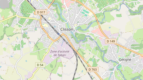 Carte de localisation de l'évènement