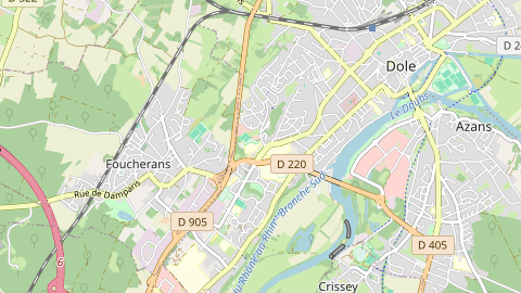 Carte de localisation de l'évènement