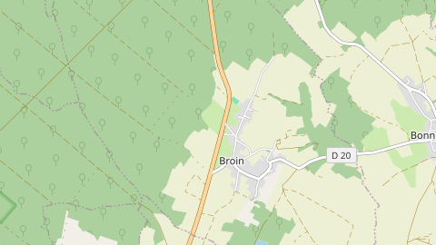 Carte de localisation de l'évènement