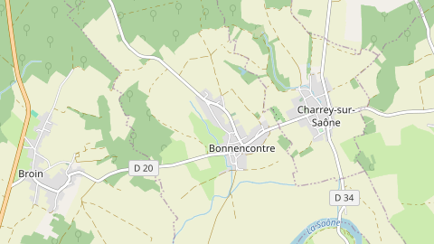 Carte de localisation de l'évènement