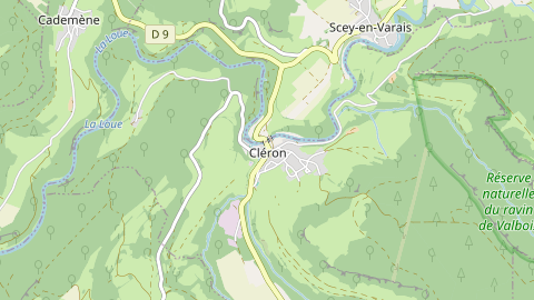 Carte de localisation de l'évènement