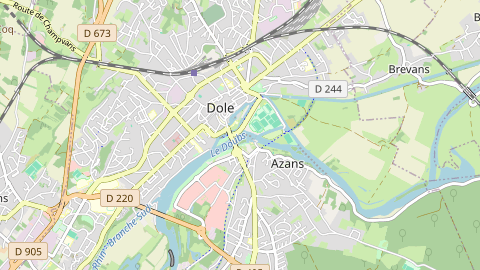 Carte de localisation de l'évènement