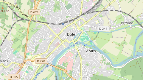 Carte de localisation de l'évènement