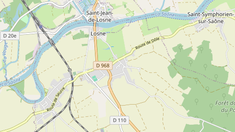 Carte de localisation de l'évènement