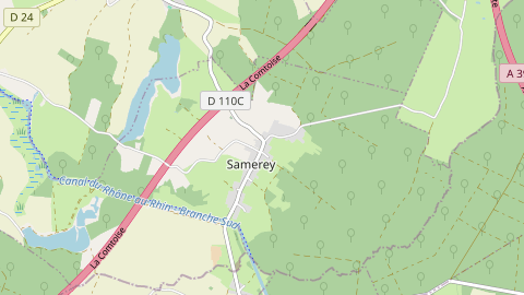 Carte de localisation de l'évènement