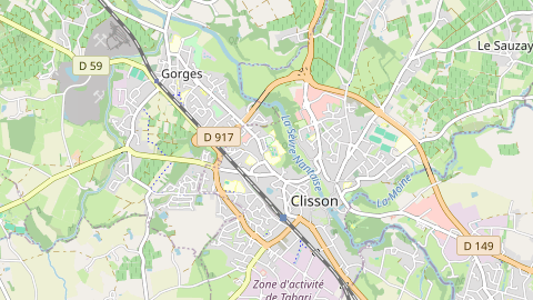 Carte de localisation de l'évènement