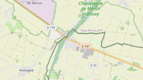 Carte de localisation de l'évènement