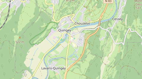 Carte de localisation de l'évènement