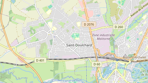 Carte de localisation de l'évènement