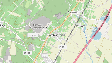 Carte de localisation de l'évènement