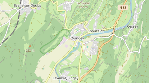 Carte de localisation de l'évènement