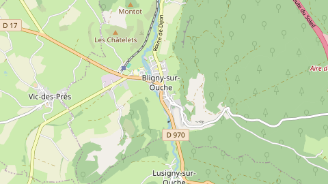 Carte de localisation de l'évènement