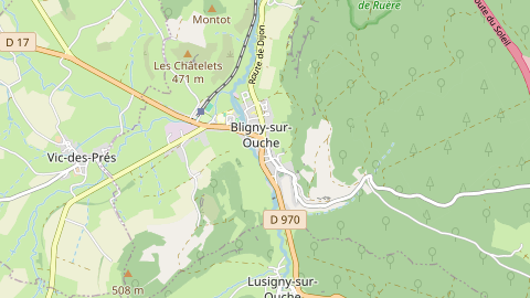 Carte de localisation de l'évènement