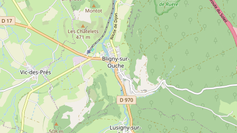 Carte de localisation de l'évènement