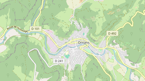 Carte de localisation de l'évènement