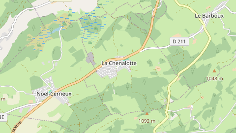 Carte de localisation de l'évènement