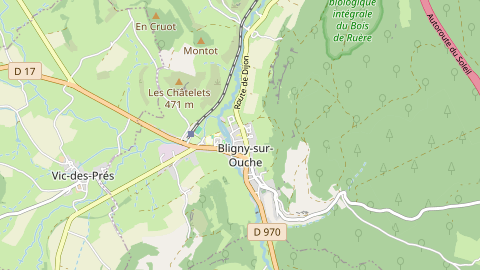 Carte de localisation de l'évènement