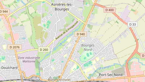 Carte de localisation de l'évènement
