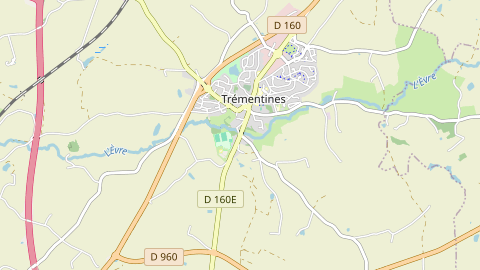 Carte de localisation de l'évènement