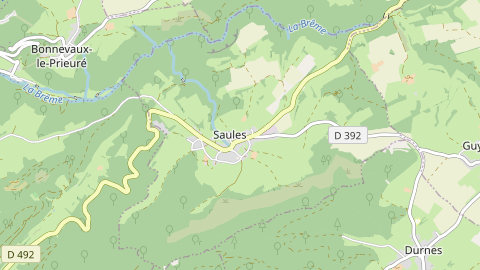 Carte de localisation de l'évènement