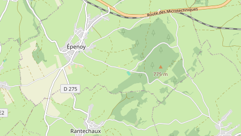 Carte de localisation de l'évènement