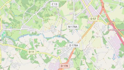 Carte de localisation de l'évènement
