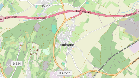 Carte de localisation de l'évènement