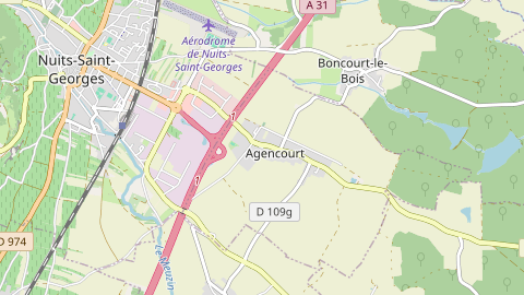 Carte de localisation de l'évènement